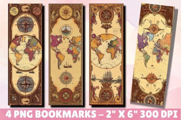 Geography, World Map Bookmark