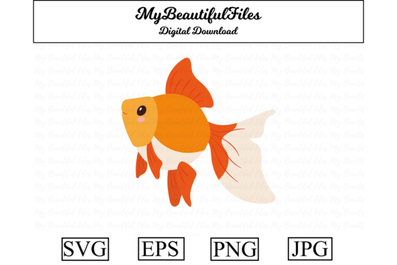 Goldfish Clipart Design: Graphics & Illustrations for Polished Publishing