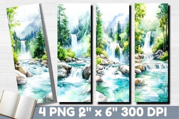 Scene Painting Printable Bookmarks