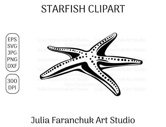 Starfish SVG, Starfish Clipart
