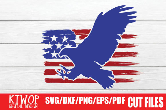 USA X Animal Eagle Side Graphics for Crafts